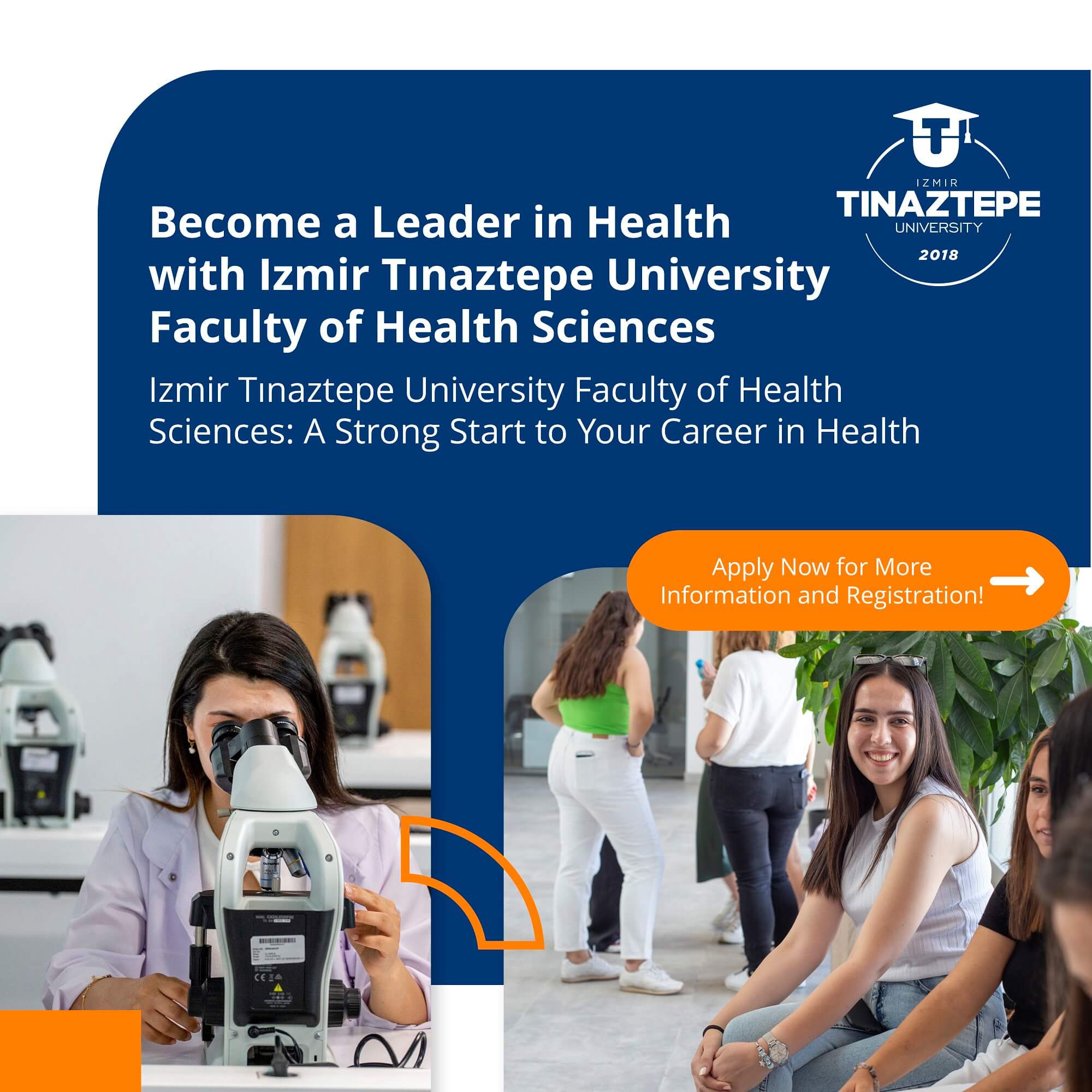 Become a Leader in Health with Izmir Tınaztepe University Faculty of Health Sciences<br>Izmir Tınaztepe University Faculty of Health Sciences: A Strong Start to your Career in Health Apply Now for More information and Registration.